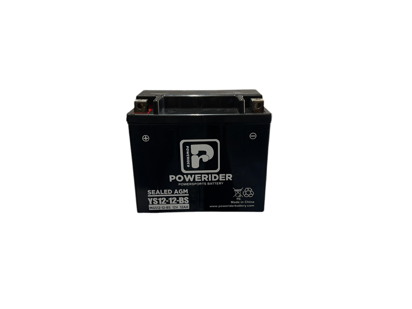 YS12-12-BS (YTX12-BS) Motorcycle Battery