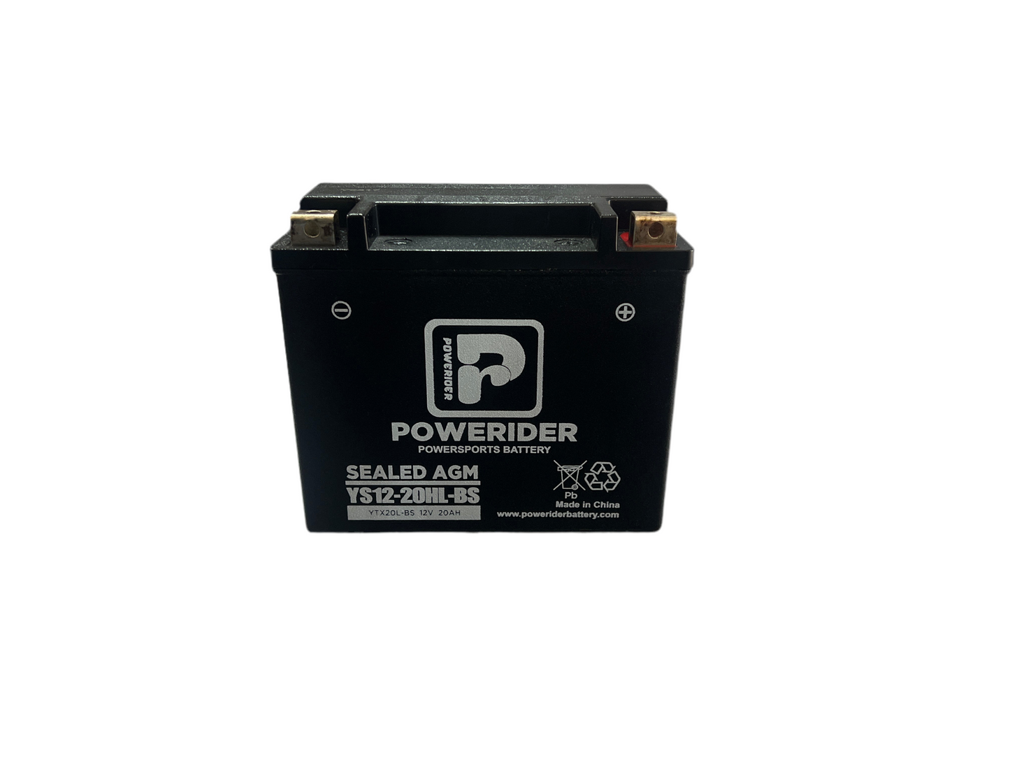 YS12-20HL-BS (YTX20L-BS) Motorcycle Battery