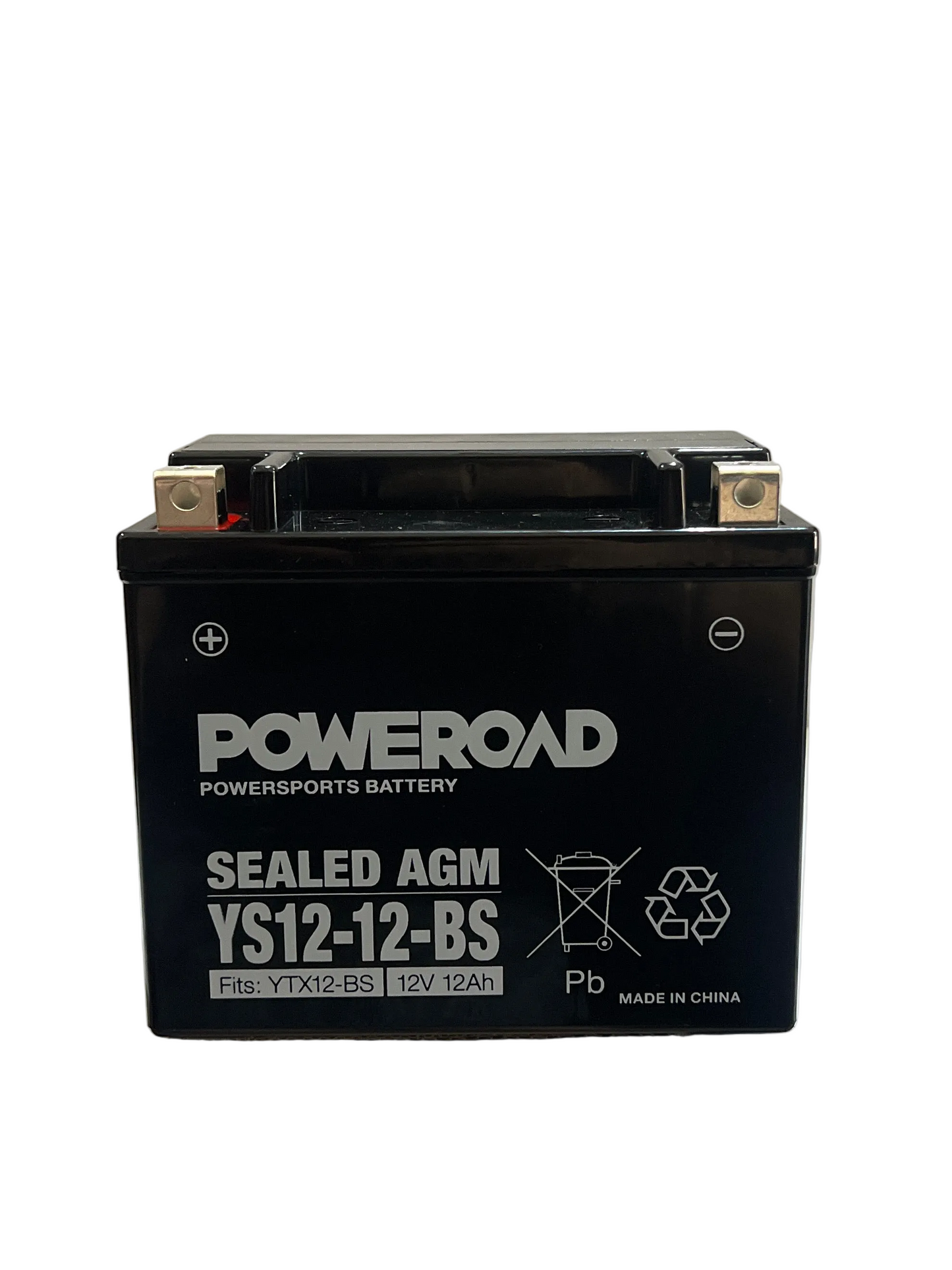 YS12-12-BS (YTX12-BS) Motorcycle Battery