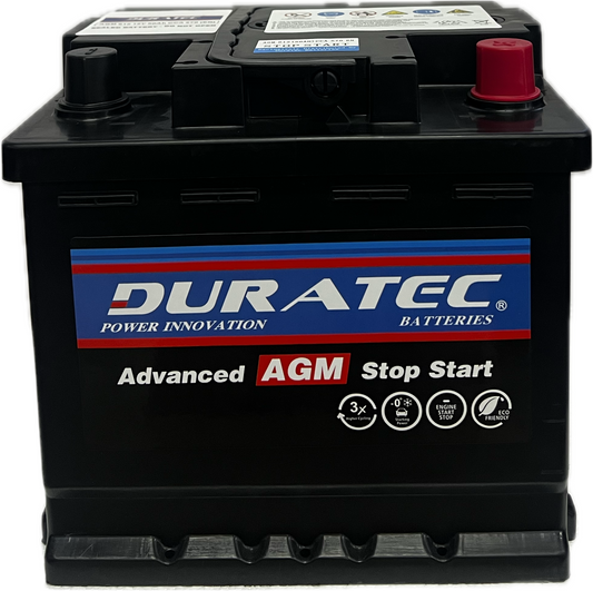 Duratec 612 50 Ah AGM Stop Start Battery