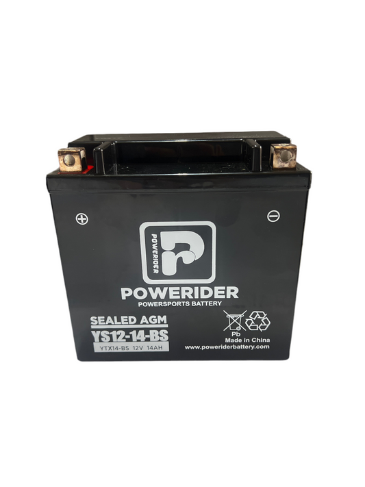 YS-14-BS (YTX14-BS)Motorcycle Battery Sealed AGM